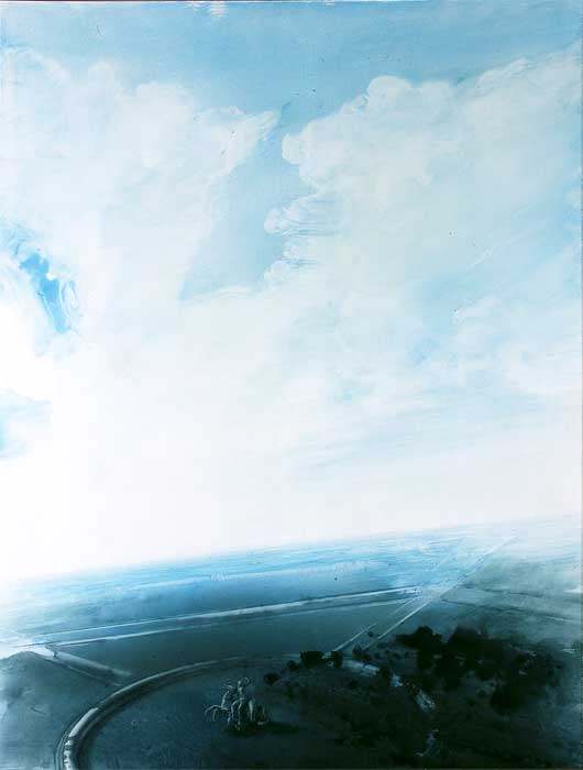 Robert Schoeller Painting: RingWall 2 Landscape 033