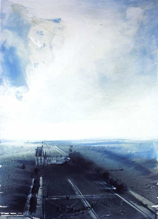 Robert Schoeller Painting: Chateux Landscape 034