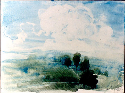 Robert Schoeller Painting:  Landscape 2A