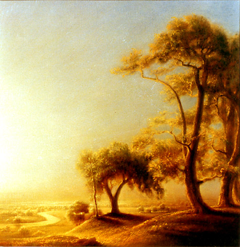 Robert Schoeller Painting: Sunset Painting LS036