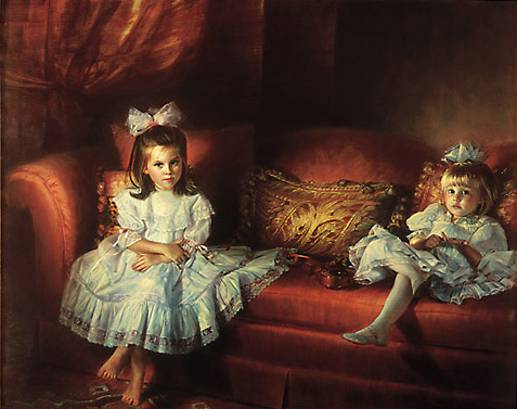 Robert Schoeller Painting:  Family Portrait 026