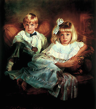 Robert Schoeller Painting:  Family Portrait 034