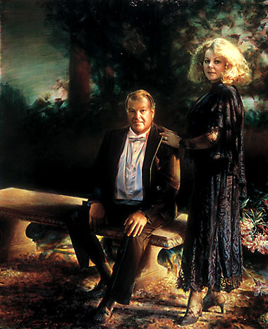 Robert Schoeller Painting:  Family Portrait 038