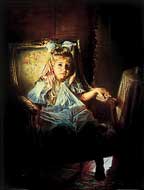 Robert Schoeller Painting: Little Girl Portrait Little Girl Portrait 127