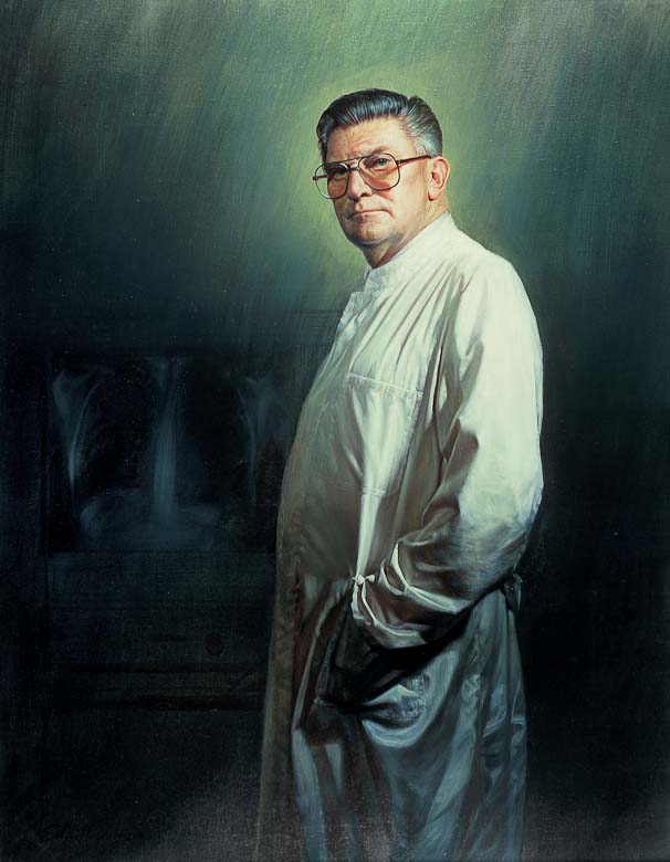 Robert Schoeller Painting:  Portrait of Man 017