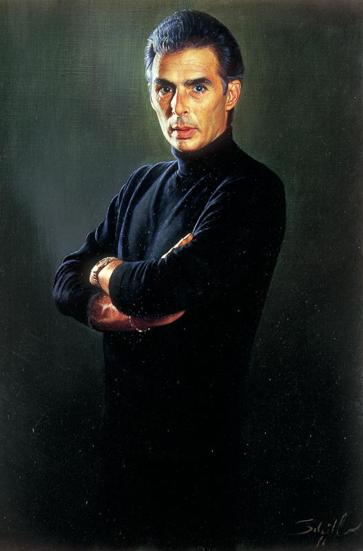 Robert Schoeller Painting:  Portrait of Man 046