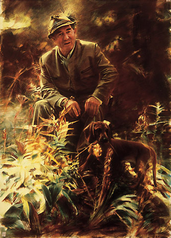 Robert Schoeller Painting:  Portrait of Man 065
