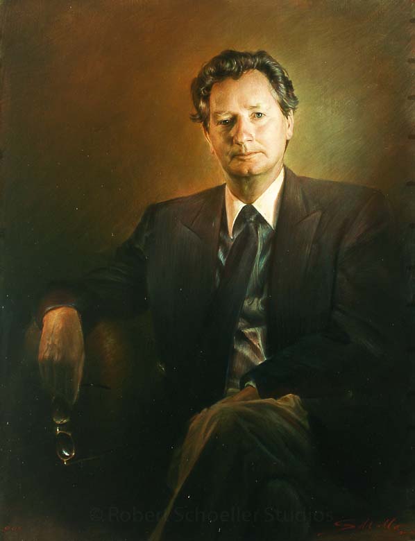 Robert Schoeller Painting:  Portrait of Man 077