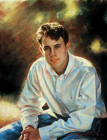 Robert Schoeller Painting:  Portrait of Young Man 012