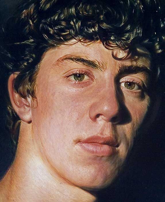 Robert Schoeller Painting:  Portrait of Young Man 018F
